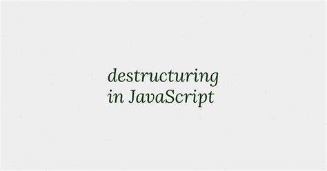 Image result for Array Destructuring JavaScript
