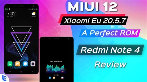 Redmi Note 4 MIUI 12 ROM 的图像结果