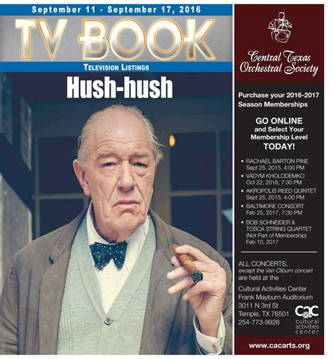 Tv Book 9/11/16 by Temple Daily Telegram - Issuu