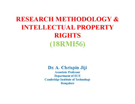 Module 2 RM IPR LECTURE NOTES - RESEARCH METHODOLOGY & INTELLECTUAL ...