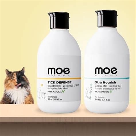 Buy Moe Xtra Nourish Pet Shampoo for Itch Relief & Moisturize Dry Coat ...