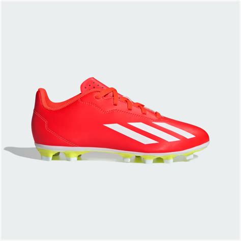 Adidas X Crazyfast Club Flexible Ground Kids Unisex Football Shoes (4 ...