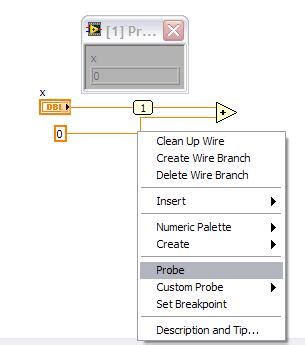 Debugging LabVIEW 的图像结果