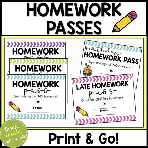 Image result for Homework Passes