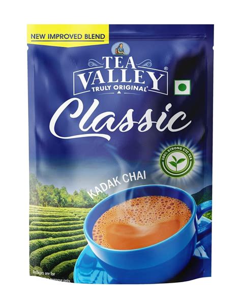 Tea Valley Classic Tea 1kg | Black Tea | Kadak Chai | Premium CTC Blend ...
