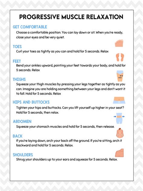 Image result for Progressive Muscle Relaxation Exercises