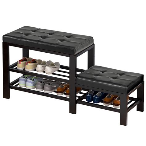 sogesfurniture Shoes Storage Bench, Entryway Shoes Organizer with ...