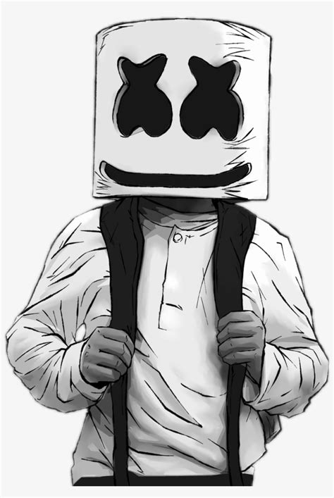 Marshmello Dj - Free Coloring Pages