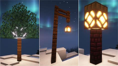 5 best lamp post ideas for Minecraft beginners