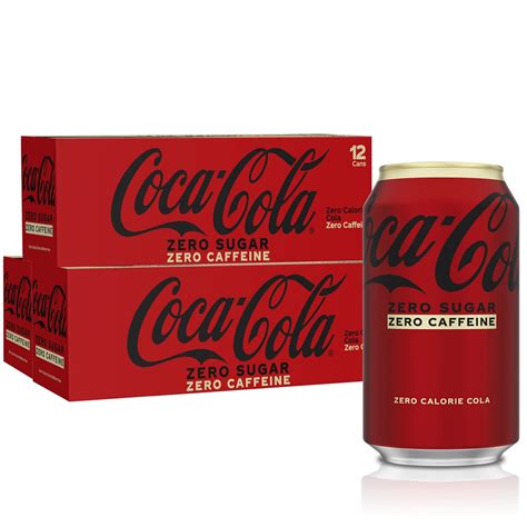 Amazon.com : Caffeine Free Coke Zero Fridge Pack Bundle, 12 fl oz, 36 ...