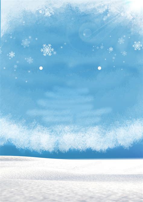 冬天雪花温暖白色雪景背景背景图片素材免费下载_熊猫办公
