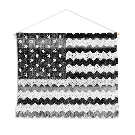 Black And White Zig Zag Flag Wall Hanging Landscape Nick Nelson