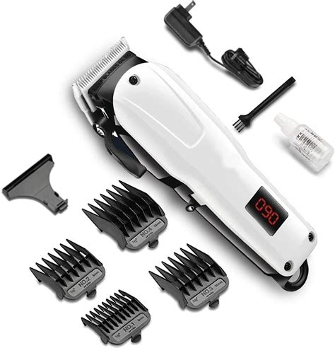 Wib Men's Electric Hair Clipper Corded Trimmer 1.5 M Long Wire Zero ...