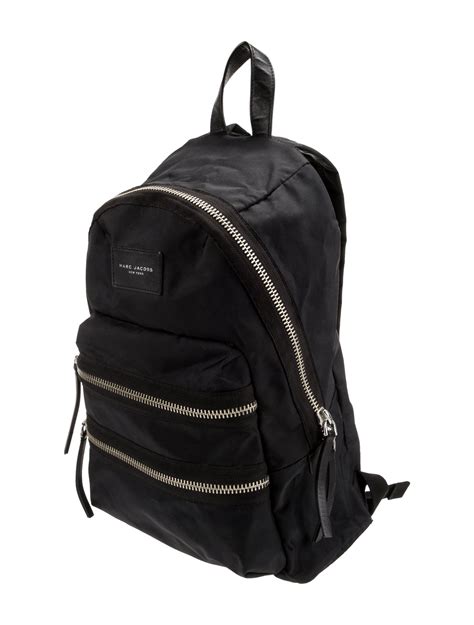 Marc by Marc Jacobs Leather Backpack - Black Backpacks, Handbags ...