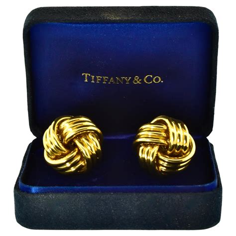 Tiffany and Co. 18k Love Knot Fine Earrings, the Largest Size Made ...