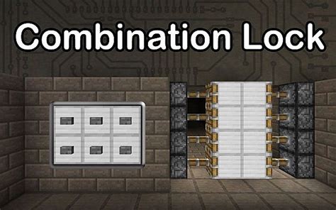 Image result for Minecraft Autocrafter Combination Lock