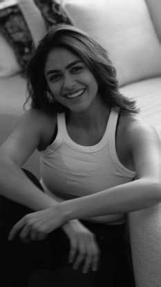 Mrunal Thakur spills elegance in a lovely black-and-white photoshoot