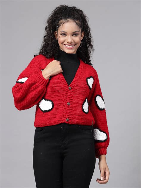 Mabel Heart Cardigan – SUGERCANDY