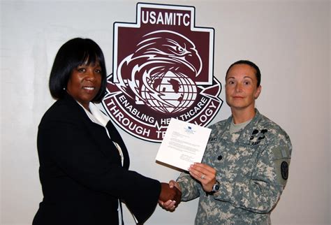 USAMITC Chief Medical Information Officer Receives Letter of ...