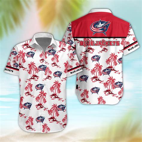 Columbus Blue Jackets Aloha Shirt – Nousty