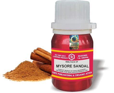 PARAG FRAGRANCES MYSORE SANDAL 50ML Natural Alcohol Free Attar, Best ...