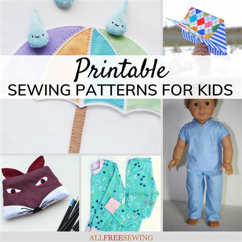 45+ Free Printable Sewing Patterns for Kids | AllFreeSewing.com