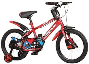 JUNIOR KID 16 Inches with Training Wheels Kids Cycle for 5 to 8 Years ...