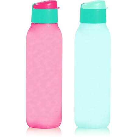 Tupperware Eco Chic Bottle 750ml, Fliptop (Set of 2), Pink & Sky Blue ...