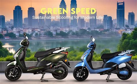 ZELIO LEGENDER + Premium Electric Scooter | 60V Lead Acid Battery | 55 ...