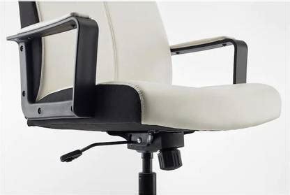 IKEA MILLBERGET_SWIVEL CHAIR_WHITE Fabric Office Adjustable Arm Chair ...