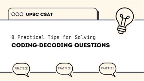 Image result for Coding/Decoding UPSC