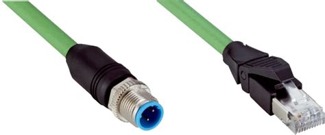 YM2D24-200PN1MRJA4 SICK | SICK Male 4 way Threaded to Male 4 way RJ45 ...