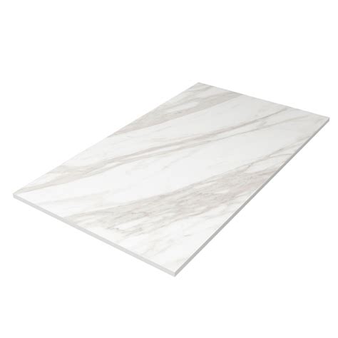 Countertop without machining WHITE MARBLE 1400 x 12 x 460 mm
