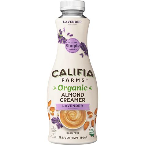 Amazon.com: Califia Farms - Organic Lavender Almond Milk Coffee Creamer ...
