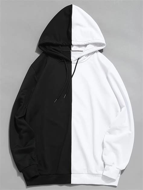 Black And White Hoodie