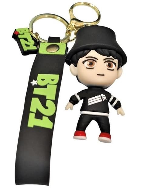 Funfob BTS Jungkook Keychain with Hook & Strap For BTS fans Key Chains ...