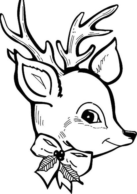 Free Coloring Pages Reindeer at - Free Coloring Pages Reindeer 20 free ...