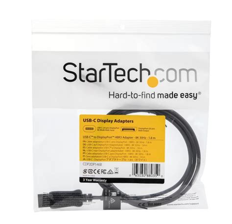 CDP2DP146B StarTech.com | StarTech.com USB C to DisplayPort Adapter ...