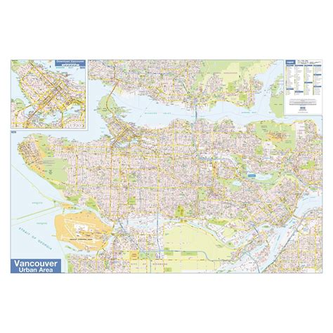 Vancouver Downtown by Lucid Map - The Map Shop