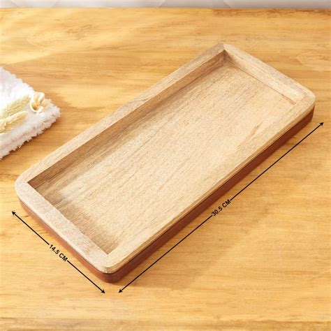 Buy Panama Birch Wooden Tray from Home Centre at just INR 999.0