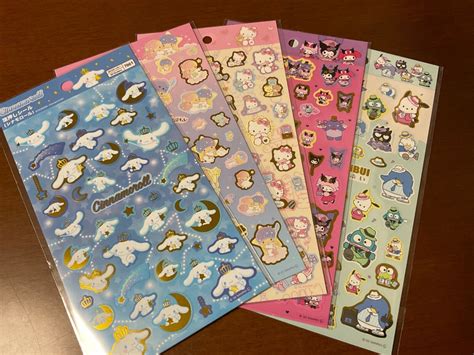 SANRIO Characters Sticker Daiso Japan 5sets kawaii | Ubuy India