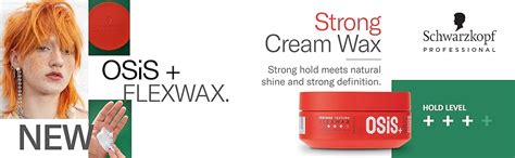 Schwarzkopf Professional Osis+ Flexwax Strong Hair Styling Cream Wax I ...