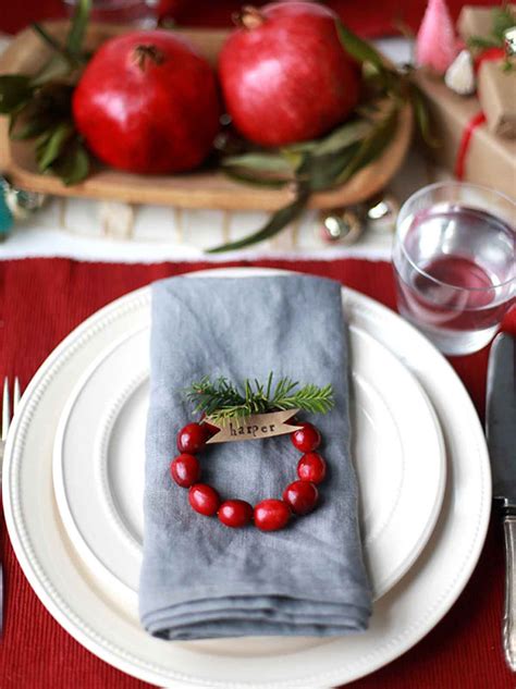 Easy DIY Christmas Place Card Holders (for Holiday Table) - Bloom