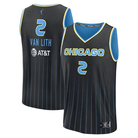 Youth Fanatics Hailey Van Lith Black Chicago Sky 2025 WNBA Draft ...