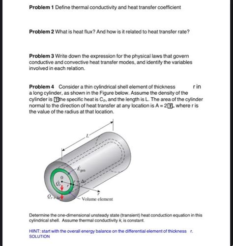 Image result for Thermal Conductivity Example Problem