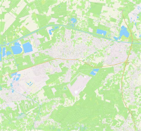 Lommel - Modern Atlas Vector Map | Boundless Maps