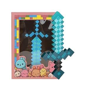 Buy Fusked Flufies 23cm 3D Printed Pixel Sword Toy | Blocky Gaming Prop ...