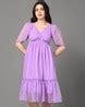 Buy Lavender Dresses for Women by Justin Whyte Online | Ajio.com