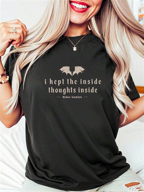 Oversized Style For Women, Ridoc I Kept The Inside Thoughts Inside ...