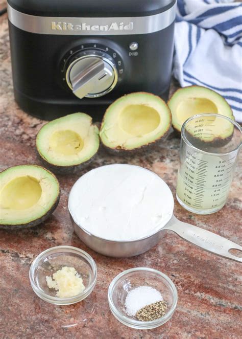 Avocado Cream Sauce - Barefeet In The Kitchen